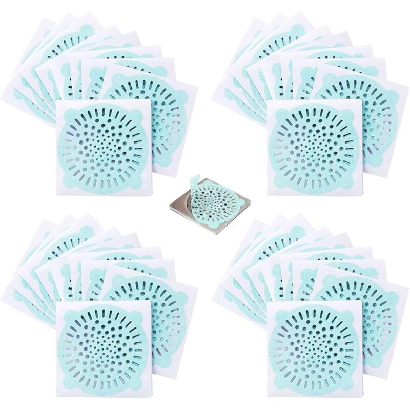 40 Pieces Shower Hair Filter Shower Hair Catcher Sink Filter Floor Drain Filter Bathtub Sink Filter Sewer Strainer Drain Protector Filter for
