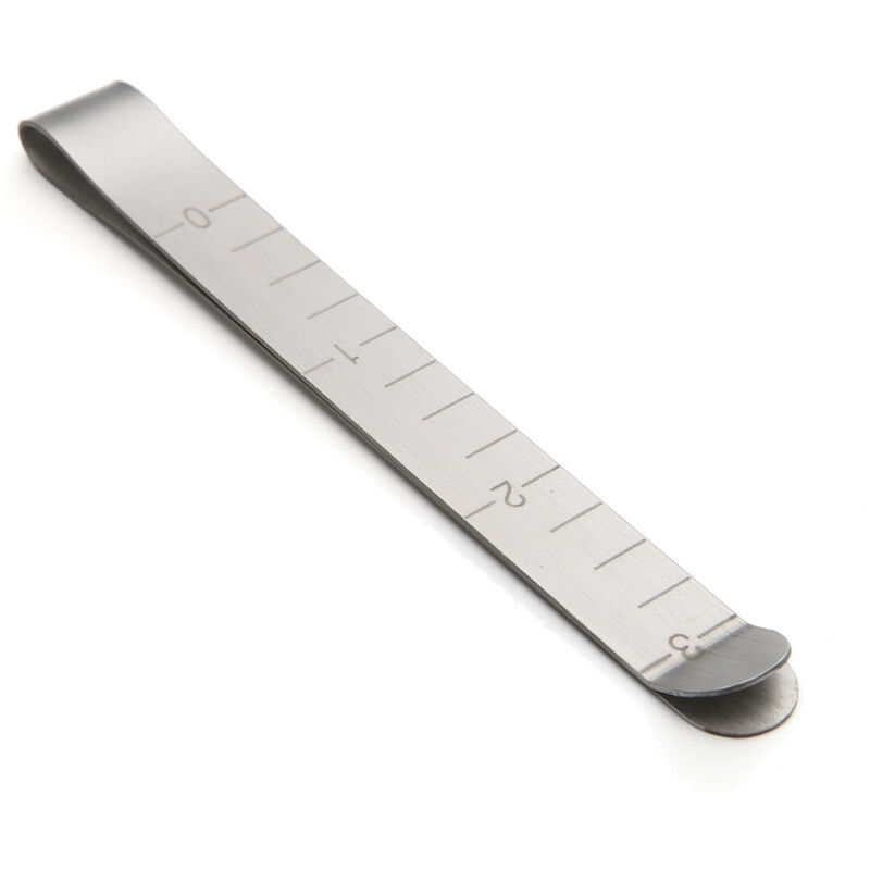 Cyslmuk - Sewing Set of 4 Stainless Steel Hem Clips 3 Inch Measuring Quilting Ruler for Wonder Clips, Pinning and Marking Accessories