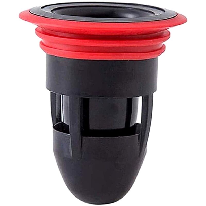 Odor filter for waste water, floor drain, sink drain, hair collector, ⌀45 mm, black