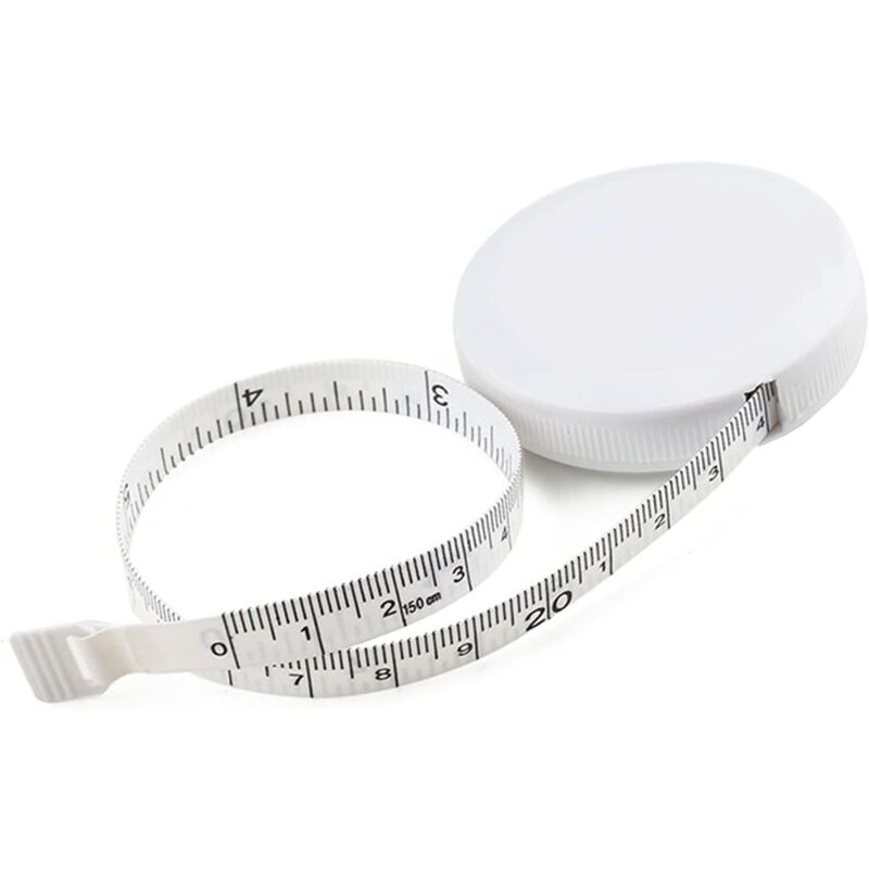 Sewing Tape Measure, Automatic Retractable Soft Custom Tape Measure for Body Sewing Fabric Tailor Leather Clothing, Double Sided Fabric Ruler, 60
