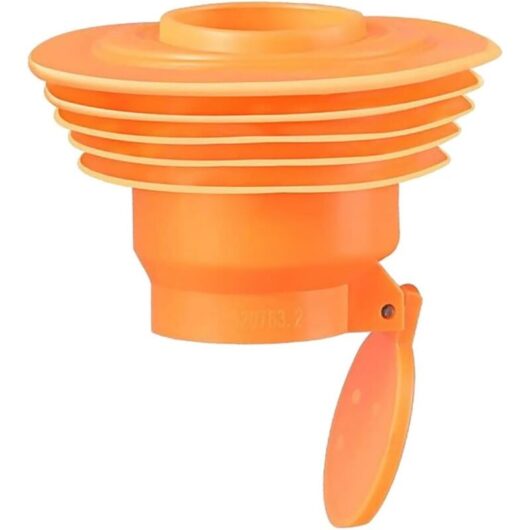 Tinor - Silicone Anti-Backflow Drain Odor Proof Drain Trap Sewer Pipe Sealer for Home Washing Machine