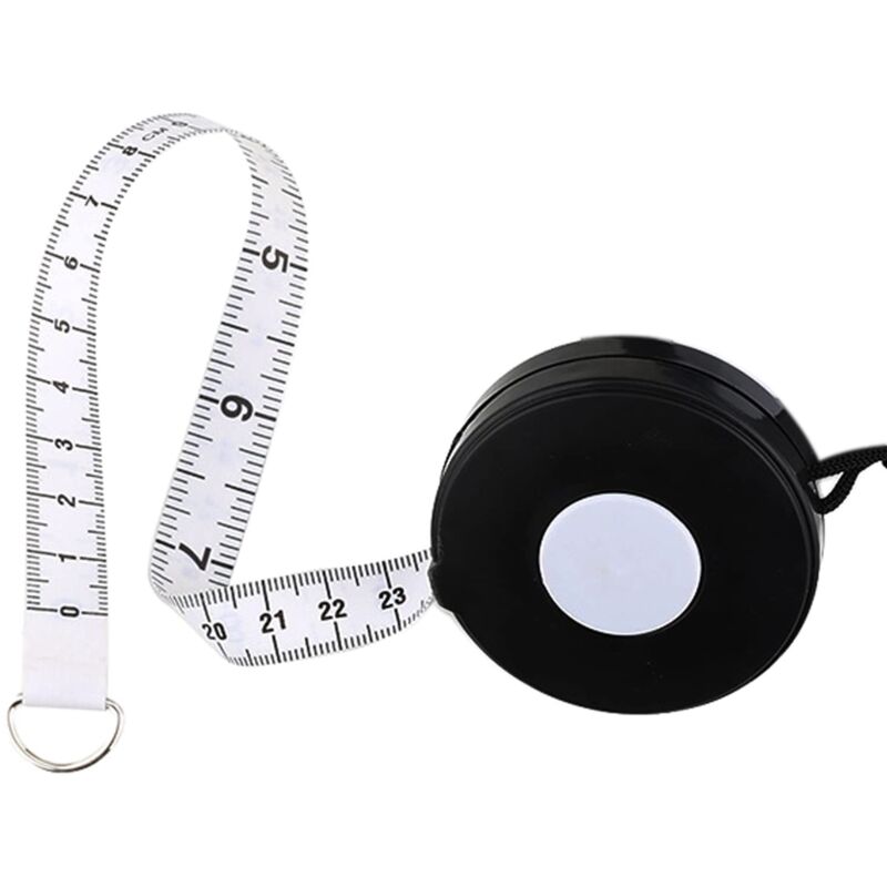 Tinor - Soft Measuring Tape, Double Sided Tape Measure for Sewing, Dress Making, Weight Loss, Waist Measuring, Retractable Ruler 205cm/80Inch