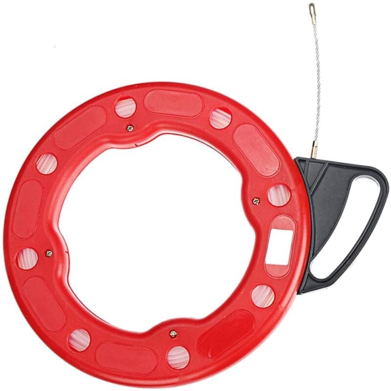 Electrician Wire Pulling Needle Fiberglass Cable Grommet Professional Cable Puller Flexible Glider Fish Tape Rotatable Portable Reel Sewer Pipe