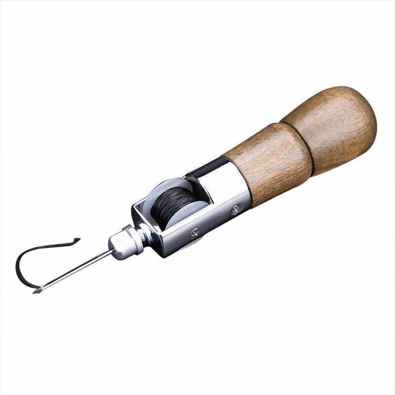 Other Specialty Tools, DIY Wooden Handle Leather Sewing Awl Kit, Professional Hand Sewing Machine, Lockstitch Tool Kit