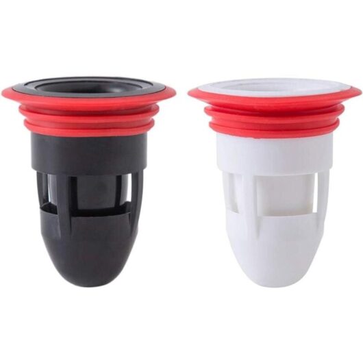 2 Pcs Shower Floor Drain Spill Preventer Sewer Core Anti-Odor Stopper for Kitchen Bathroom