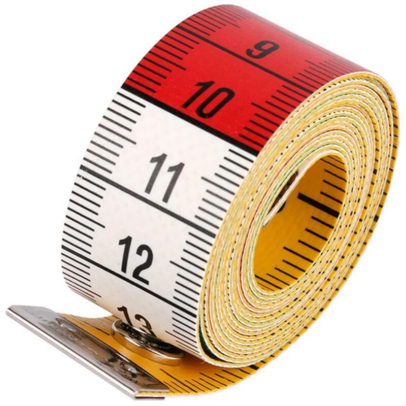 Double Sided Dressmaker Tape Measures, Soft Tailor Tape Measure 1.5m 60 Inch Tailor Dressmaker Fabric Ruler (2 pcs)