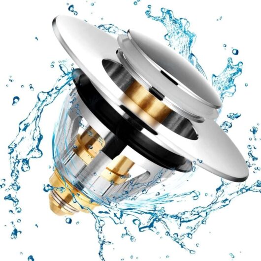 Drain Filter, Sink Plug Sink Filter Bathtub Stopper Universal Stainless Steel Bounce Core, Hair Filter for Sink Basin Kitchen Bathroom,33.5-36mm