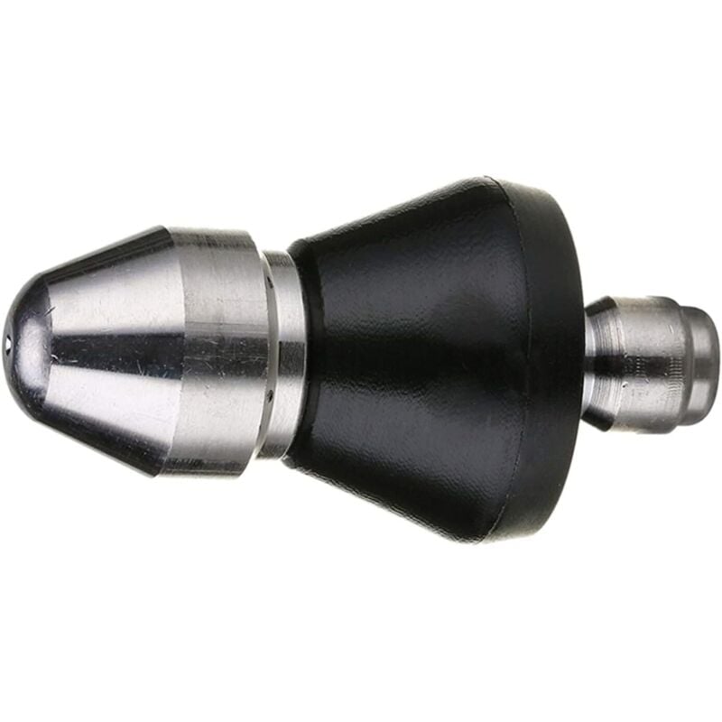 Sewer Jetter Nozzle for Pressure Washer, Quick Connect Drain Cleaning Water Nozzle, 1/4' Orifice 5000 Psi 0.7mm