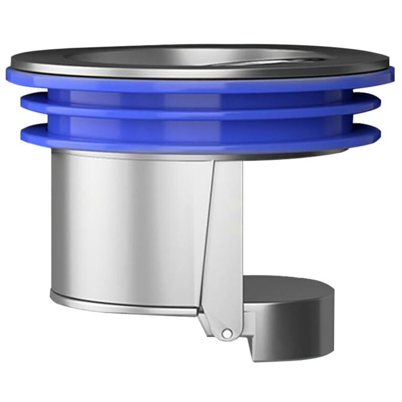 1 Piece Floor Drain - Odor Stopper - For Kitchen Bathroom - Silver