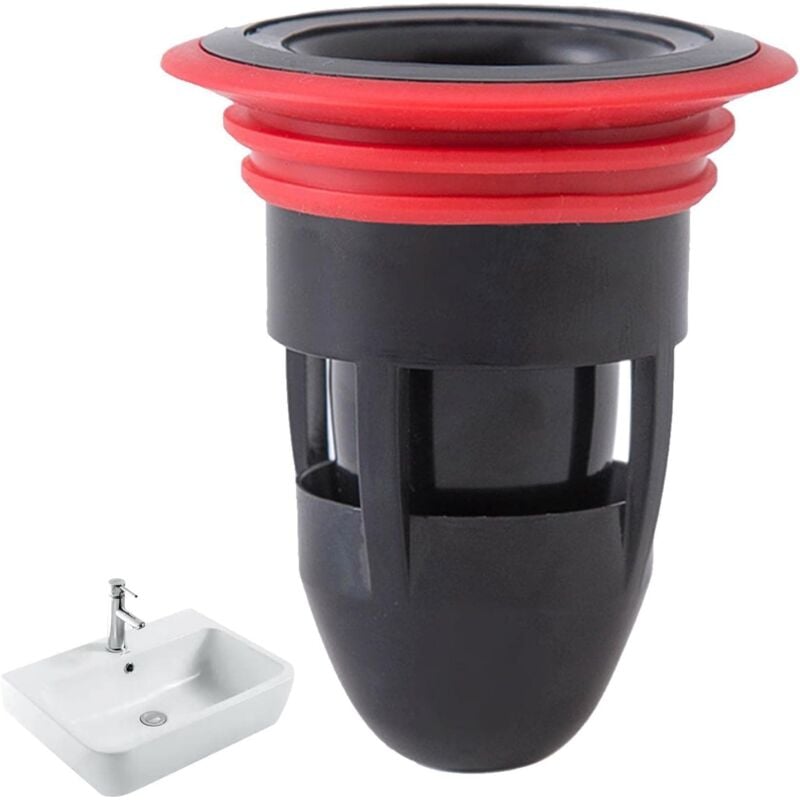 Aougo - Floor Drain Plug - Shower Drainer Drainer,Bathroom Kitchen Floor Drain Filter Anti-Backflow Odor Blocker to Prevent Clogging and Odors