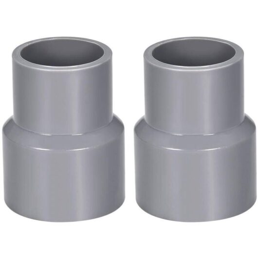 Tinor - 32mm x 20mm pvc Pipe Reducer Fitting Coupling Hub dwv Gray 2Pcs