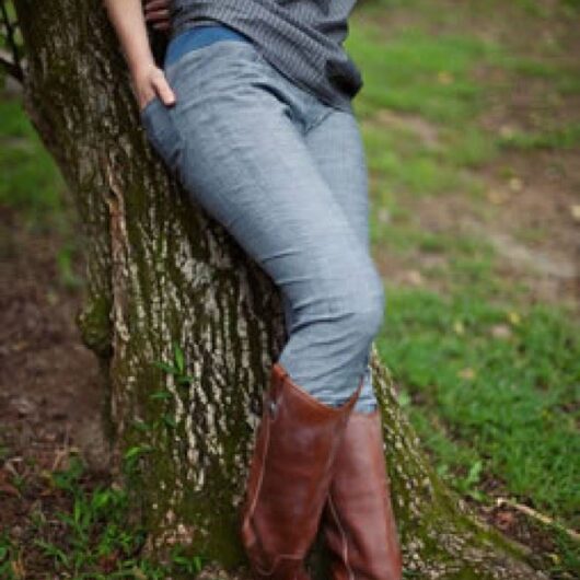 Sew Liberated Paper Sewing Pattern Simple Skinny Jeans