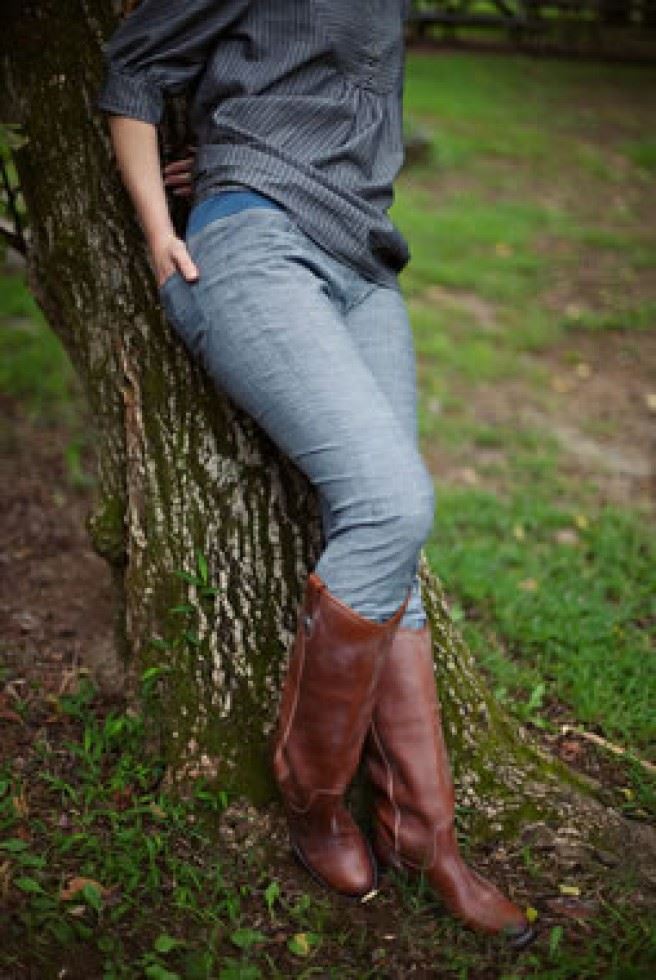 Sew Liberated Paper Sewing Pattern Simple Skinny Jeans