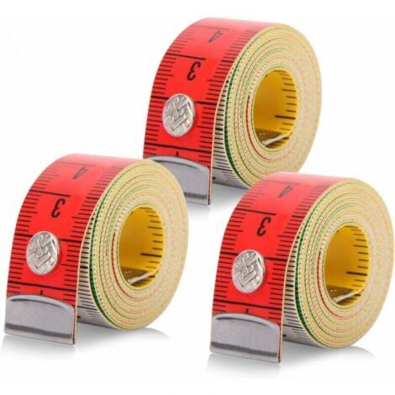 3 Pieces 1.5 m 2 in 1 Measuring Tape for Body Sewing Tape Measures, Tailor Meter, Retractable Sewing Centimeter, Body Measuring Tape, Retractable