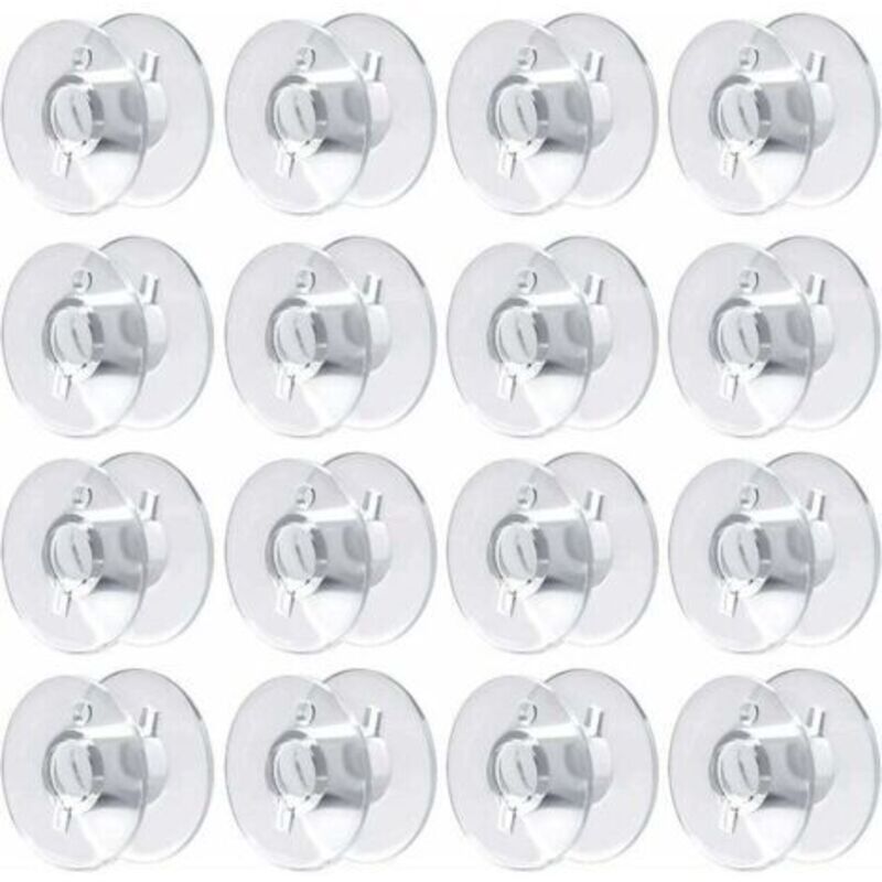 60 Pcs Sewing Machine Bobbins, Plastic Bobbins for Sewing Machine, Sewing Machine Bobbins for Brother Singer Kenmore Janome Most Sewing Machines