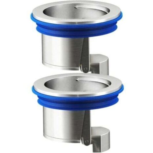 Anti-Odor Floor Drain Backflow Preventer, 2 Pieces Shower Drain Anti-Backflow Core, Drain Stopper, Sewer Hair Catcher for Kitchen Bathroom
