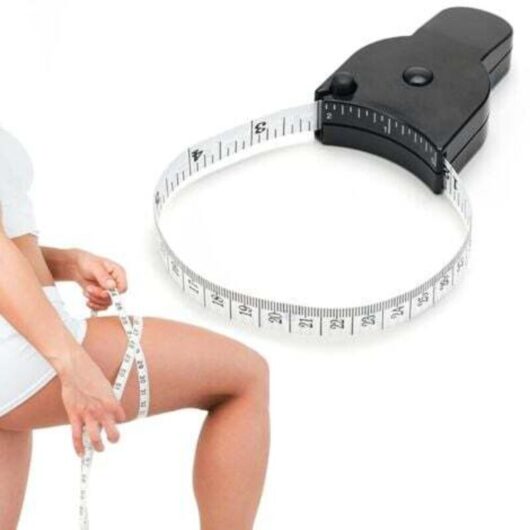 Body Measuring Tape 150 cm 60 Inches, Ergonomic, Soft Waist Measuring Tape for Sewing Tailor Fabric
