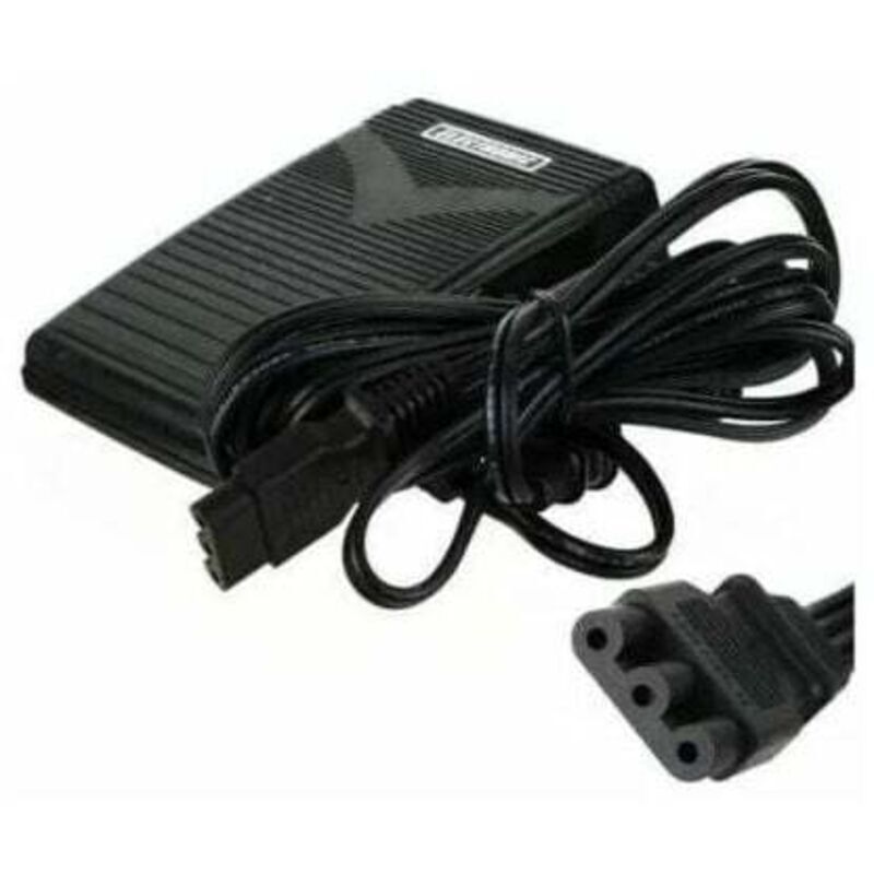 Foot pedal for sewing machines of the brands Alfa, Elna, Babylock, Janome and Pfaff.