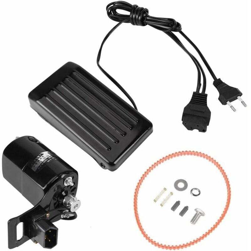 180W Sewing Machine Motor with Universal Foot Pedal - Replacement Parts (EU Plug 220V)