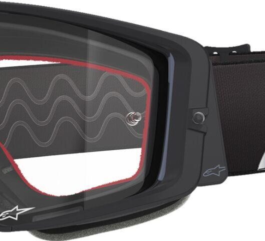 Alpinestars Supertech Corp Goggles - Black Grey Red