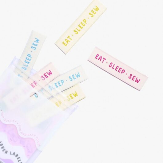 Kylie And The Machine Eat Sleep Sew Woven Labels