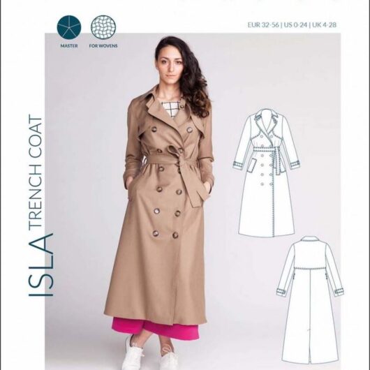 Named Clothing Paper Sewing Pattern Isla Coat