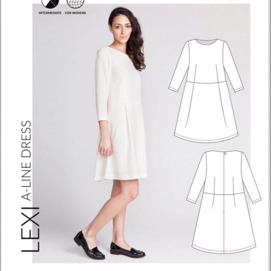 Named Clothing Paper Sewing Pattern Lexi A Line Dress