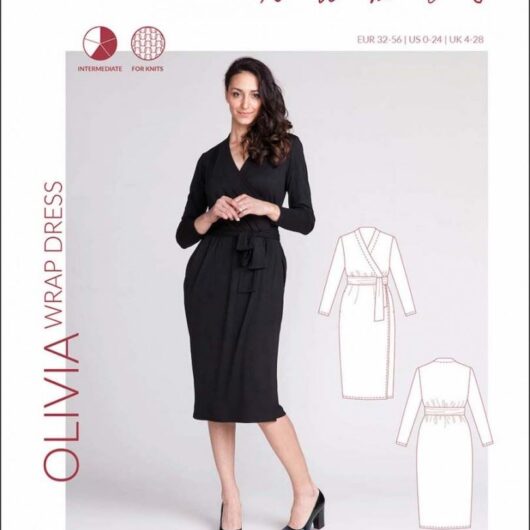 Named Clothing Paper Sewing Pattern Olivia Wrap Dress