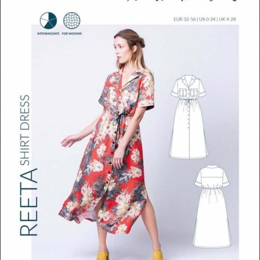 Named Clothing Paper Sewing Pattern Reeta Shirt Dress