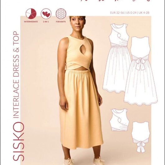 Named Clothing Paper Sewing Pattern Sisko Interlace Dress & Top