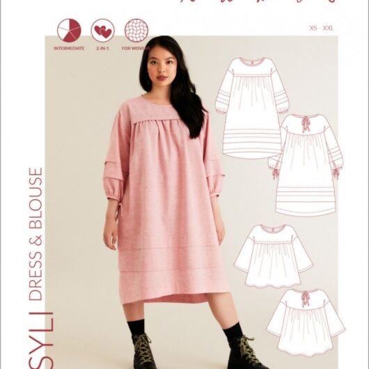 Named Clothing Paper Sewing Pattern Syli Dress & Blouse