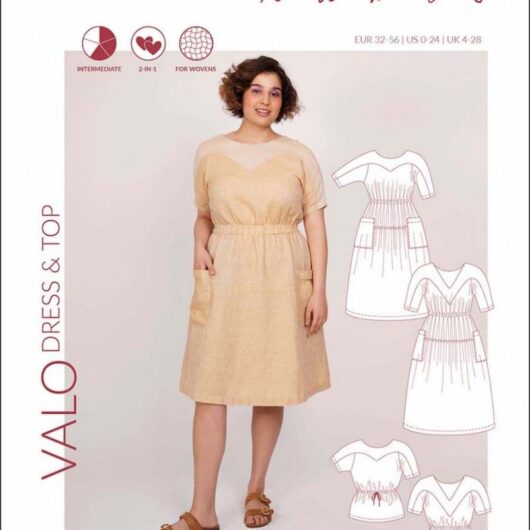 Named Clothing Paper Sewing Pattern Valo Dress & Top