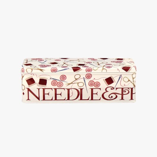 Pink Crafting Long Deep Rectangular Tin | Emma Bridgewater