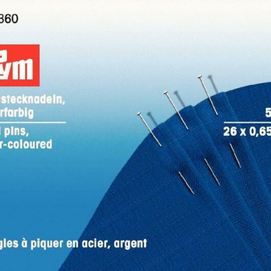 Prym Hardened Steel Pins Silver