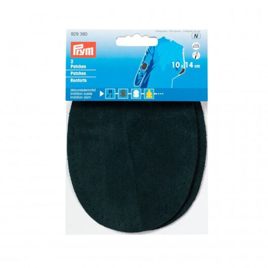 Prym Imitation Suede Elbow Patches Green