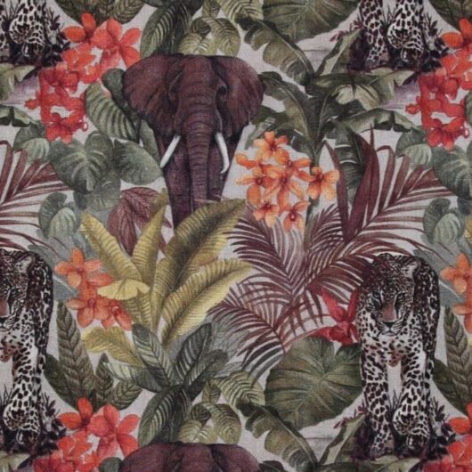 Stof France 100% Cotton Fabric Green